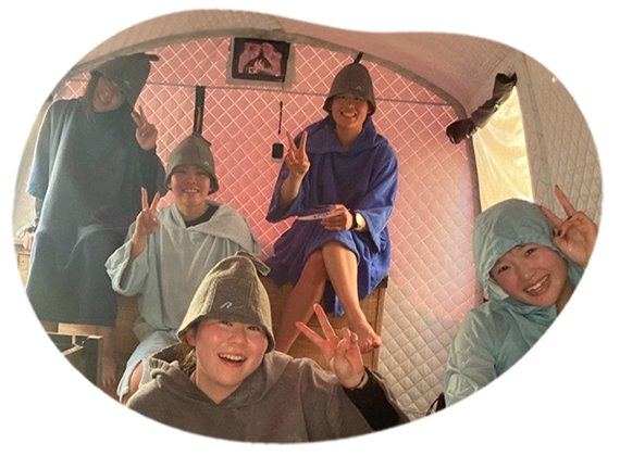 テントサウナ体験